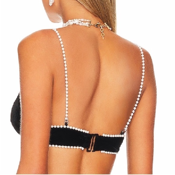 MAJORELLE PEARL VELVET CROP HEARTS - Picture 2 of 9